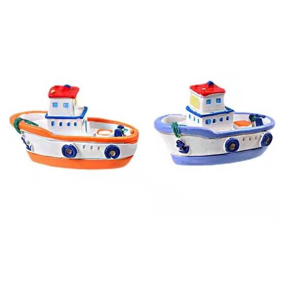 Cake Topper Miniatur Toper Hiasan Kue Ultah Boat Kapal Penyelamat /Pcs