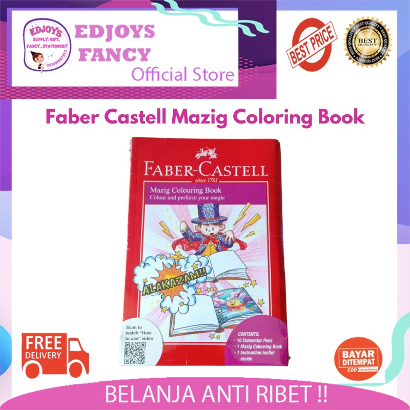 

Faber castell mazig coloring book art set new item