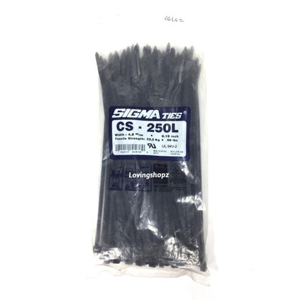 Insulock Besar 25 Cm, Sigma Ties Cs-250 L, Cable Ties Terlaris