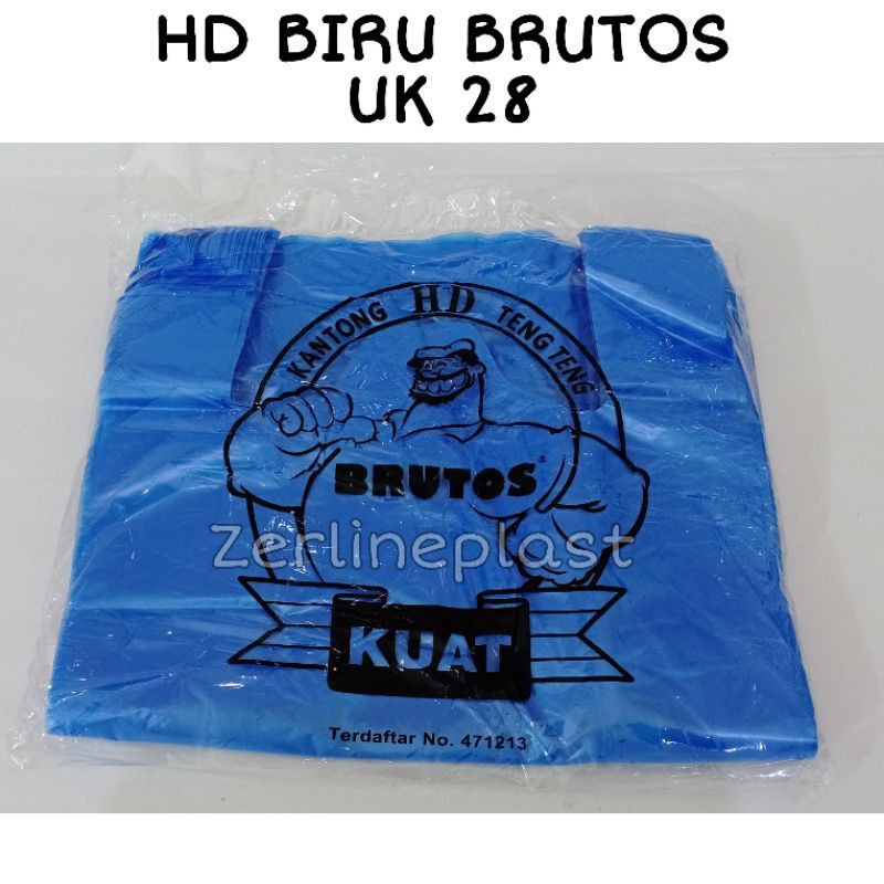 Kantong plastik HD BRUTOS BIRU