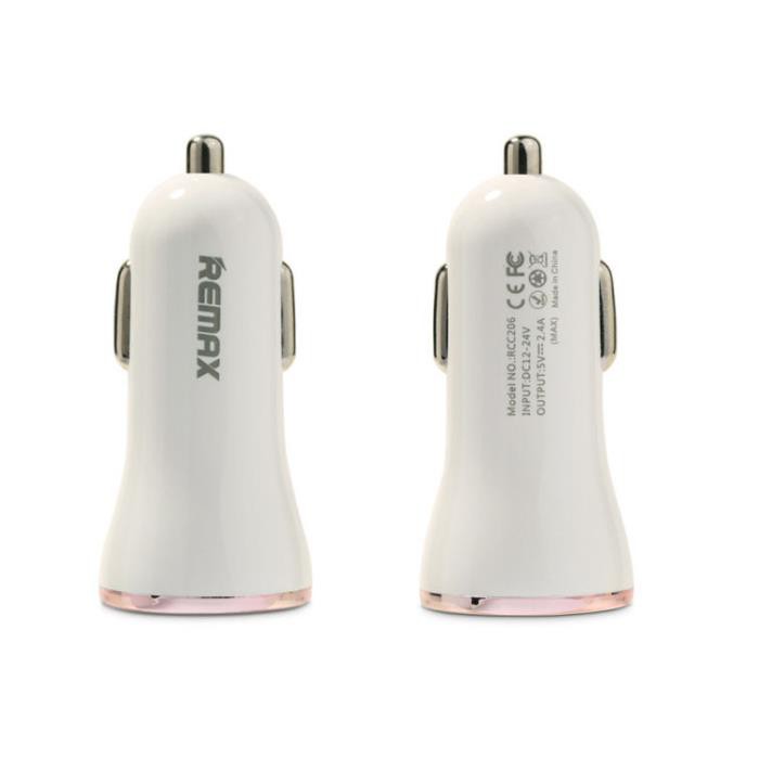 Remax Dolphin Car Charger RCC206 2 Ports USB 2x2.4A 100% ORIGINAL