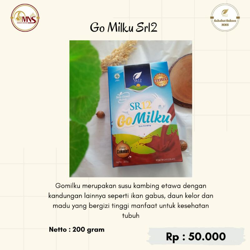 

Go Milku SR12/Susu Kambing Etawa Cokelat