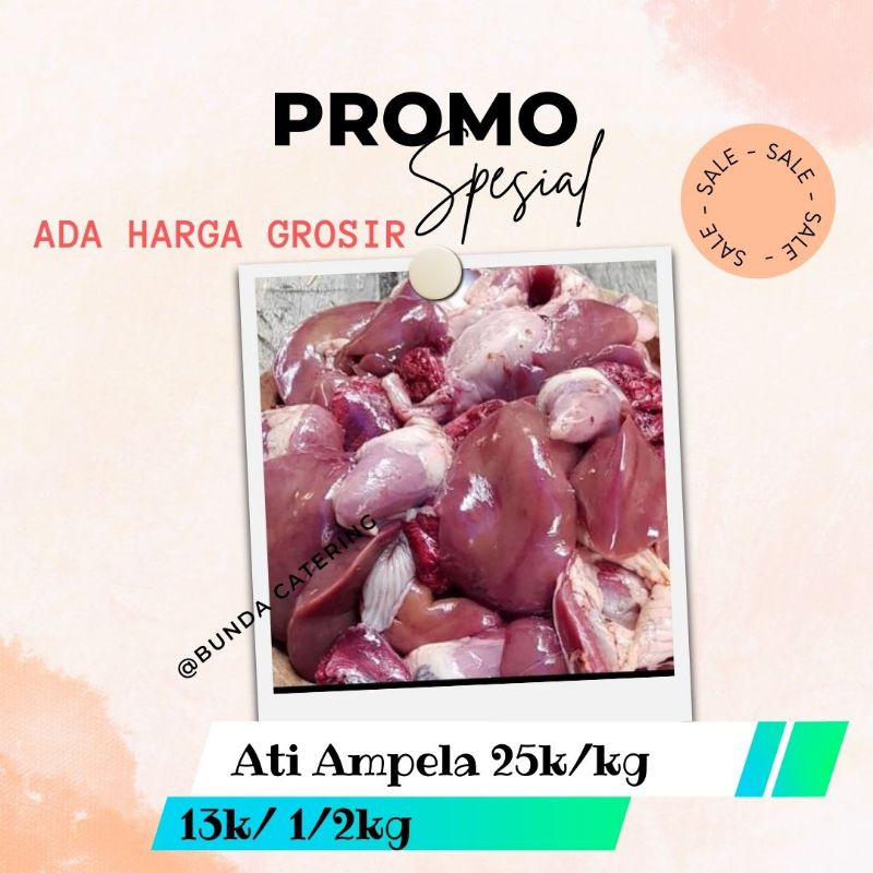 

Ati Ampela Ayam Fresh/Frozen Murah