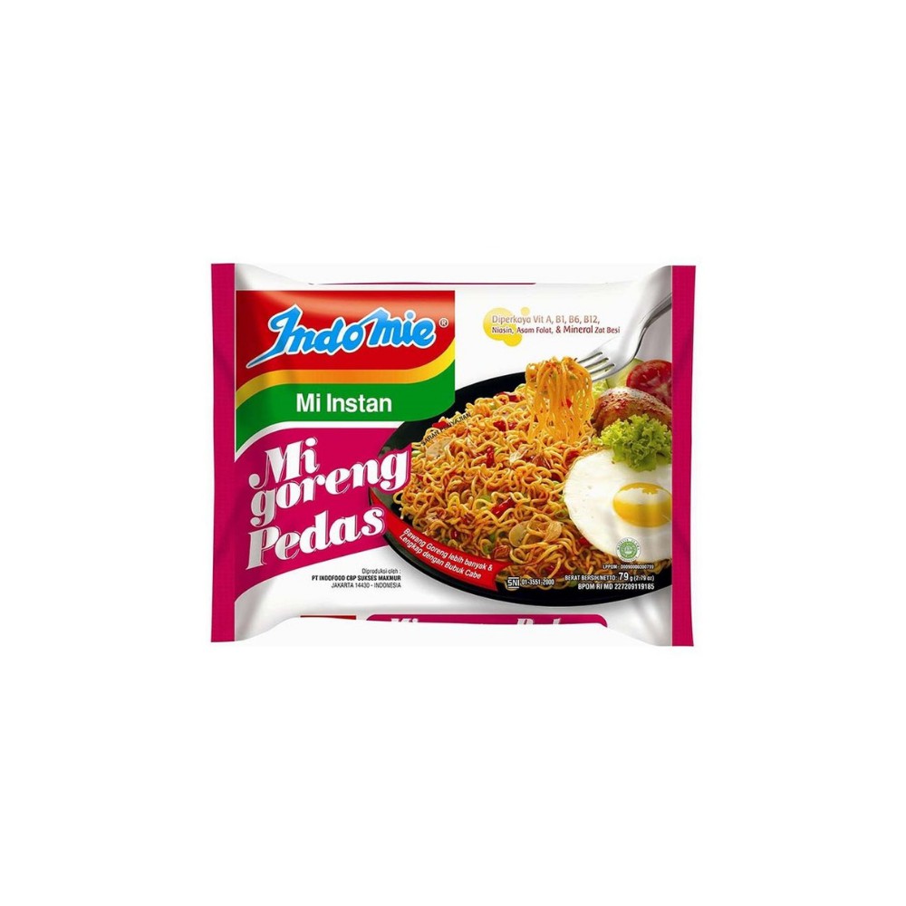 

ECER Indomie Goreng Pedas Mie Instan Goreng Cita Rasa Nusantara - 79gr