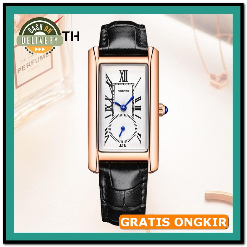Jam Analog Mewah Anti Air 1262S Original Gold Jm Tangan Wanita Desain  Women'S Watches Original Fas