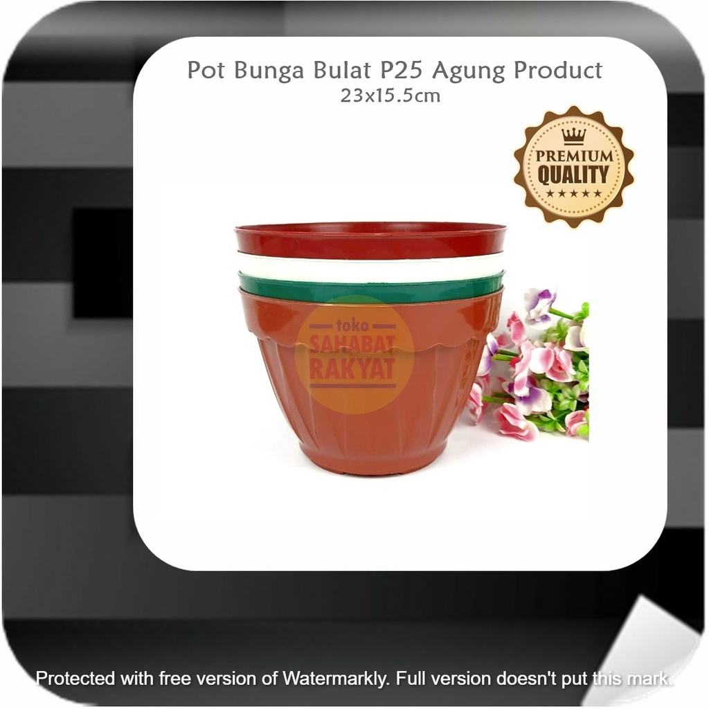 Pot Bunga Bulat P25 Agung Product