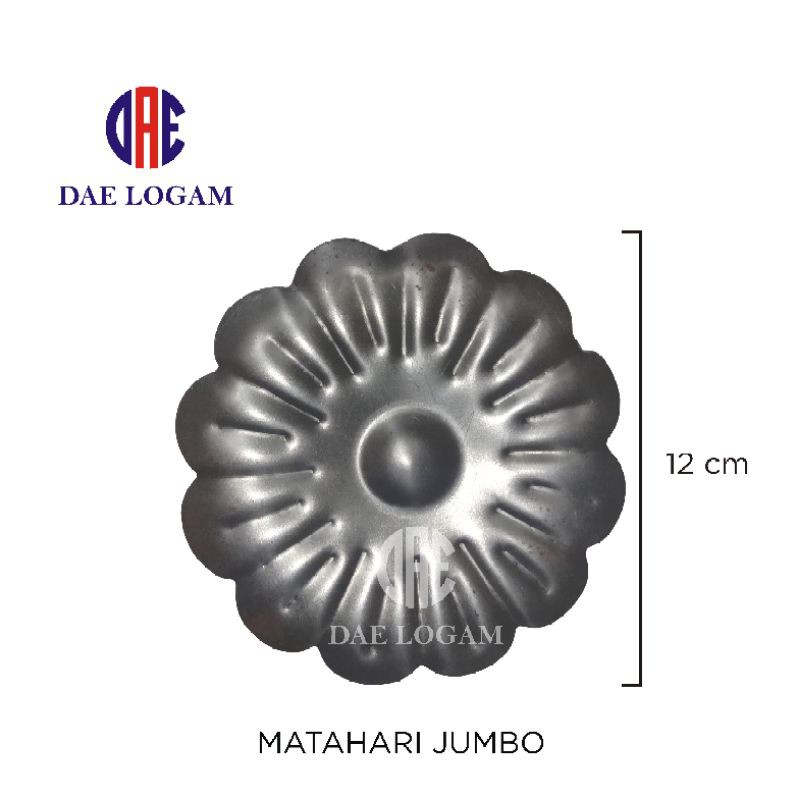 Ornamen Pagar Besi Matahari Jumbo