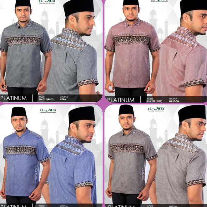 w53z baju koko al-mia mt fashion lengan pendek abnj