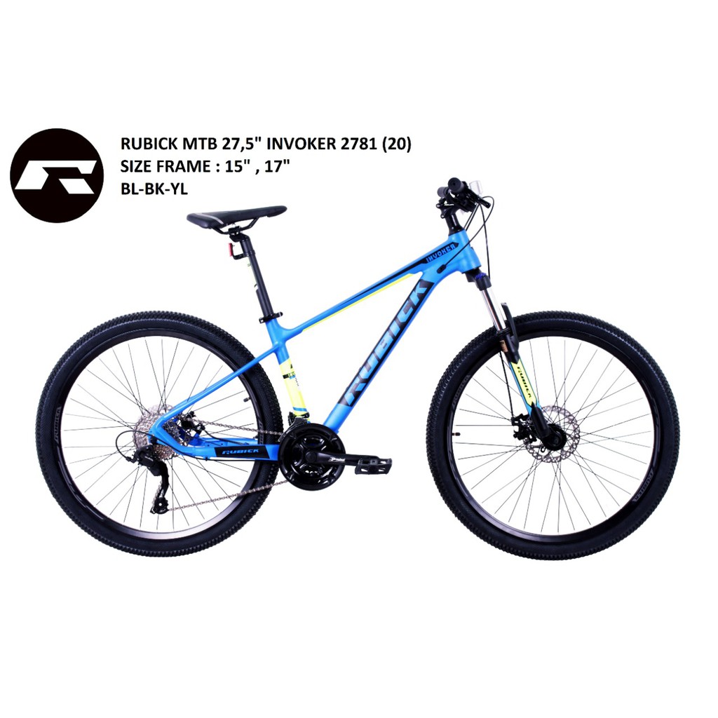 Sepeda MTB 27,5" Rubick Invoker 2781 Alloy
