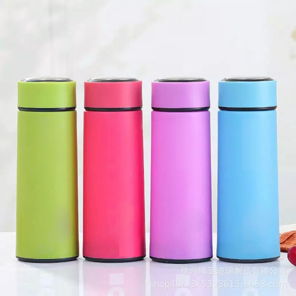 Botol Air Minum Kaca Botol Kaca Thumbler Kaca Tempat Air Minum Botol Air Minum Kaca 500Ml Cover Plas