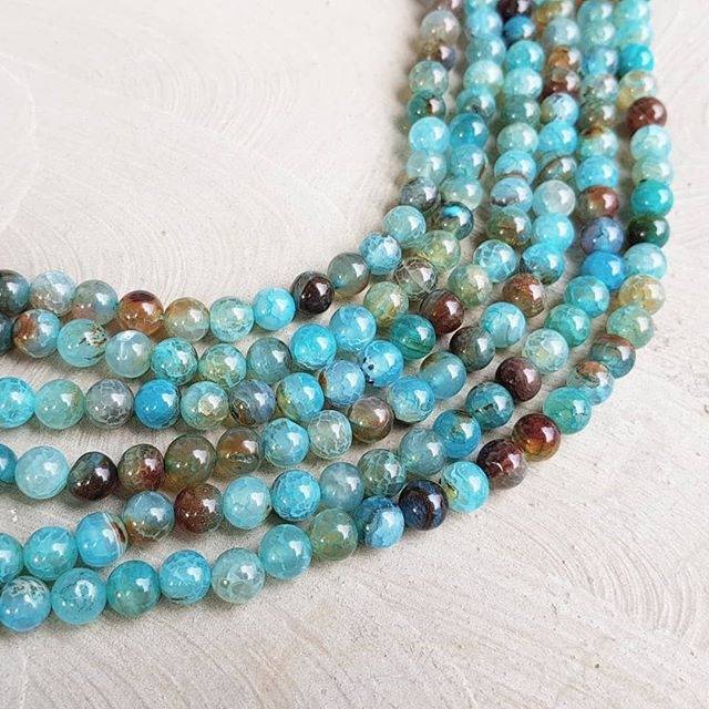 Blue Ocean Stone 8mm