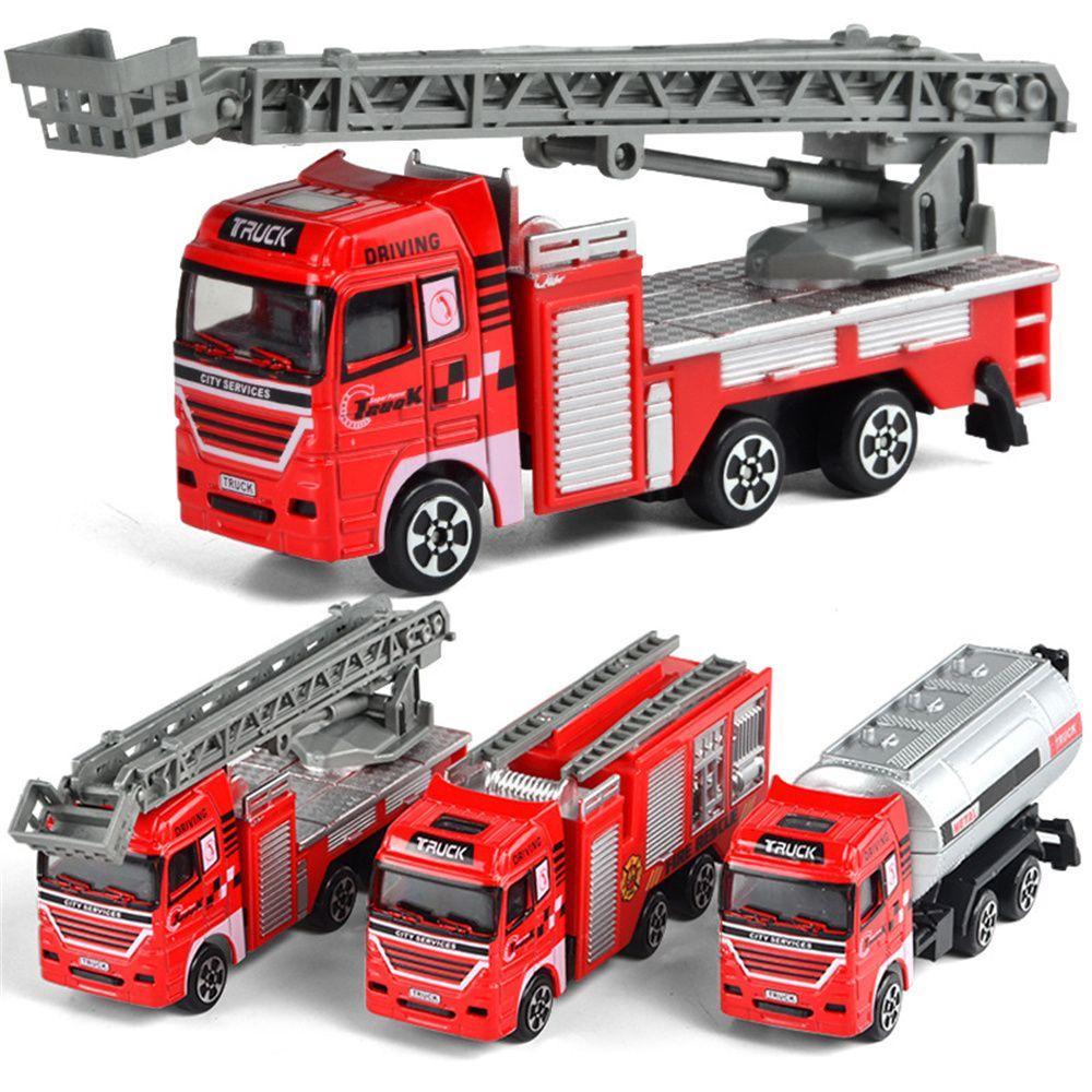 Nickolas1 Firetruck Car Hadiah Ulang Tahun Set Kendaraan Klasik Model Truk Mobil Main Mainan Kendaraan Mainan Kendaraan Mesin Mainan