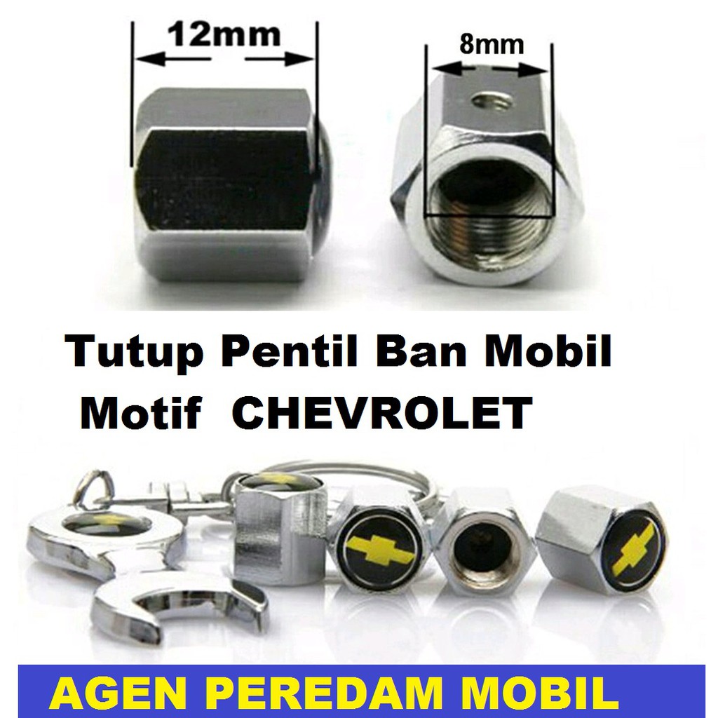 TUTUP PENTIL BAN MOBIL MOTIF CHEVROLET