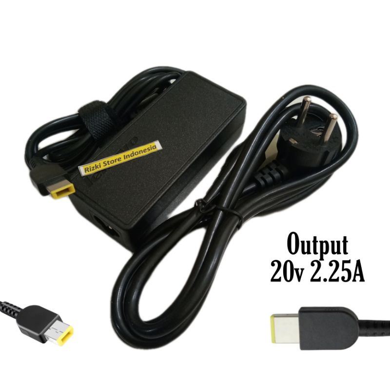 Adaptor laptop-Casan lenovo 20v:2.25a USB lenovo G400 G40-30 G40-45 G40-70 300s k2450