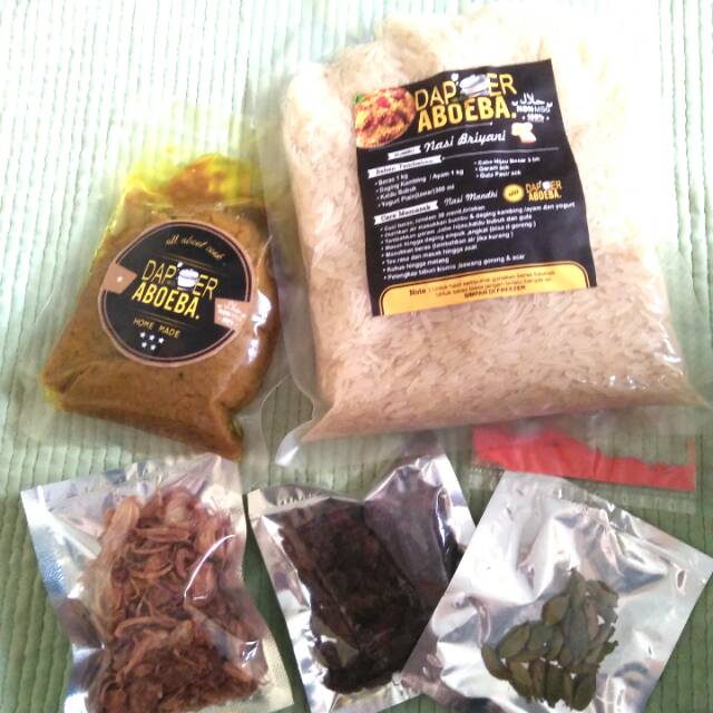 

Paket lengkap briyani