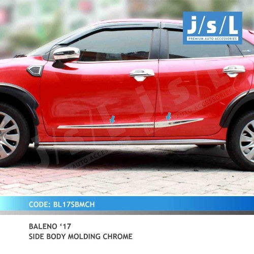 Baleno Hatchback Aksesoris JSL List Bodi Pintu Samping Side Body Molding