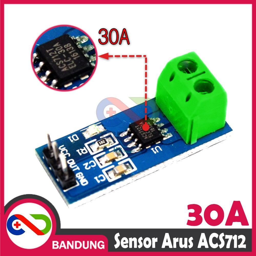 Jual Sensor Arus 30a Current Acs712 Acs712elc 30a Module Shopee Indonesia