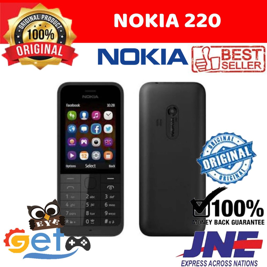 Hp nokia 220 dual sim original - garansi