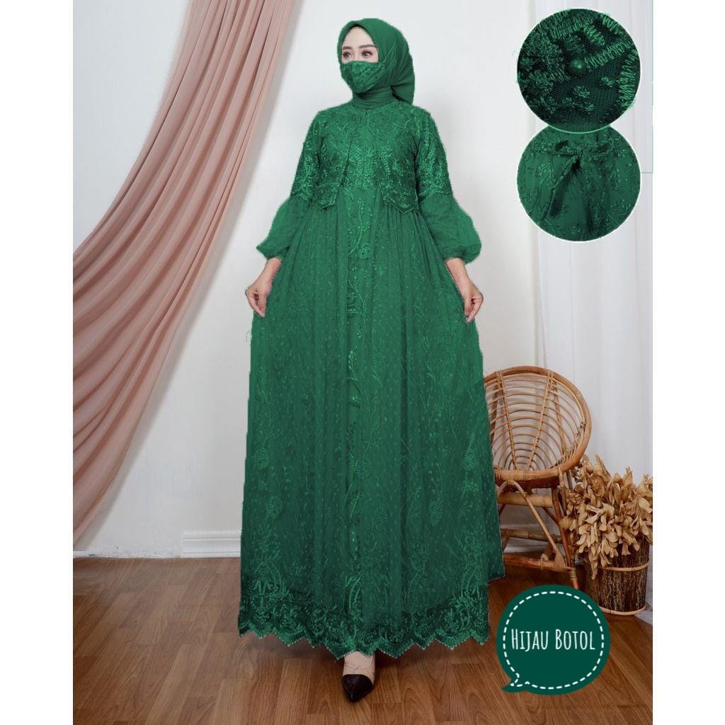 BJ - MAXI VANESSA / GAMIS VANESA / GAMIS PESTA / GAMIS BRUKAT