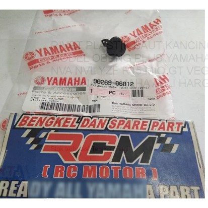 RIVET PLASTIK BAUT KANCING CLIP KLIP BODY MODEL OBENG PLUS NEW VIXION NVA NVL YZF R15 ORI ORIGINAL YAMAHA YGP ASLI 90269-06812