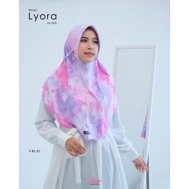 Bergo Lyora by Azamka hijab,azamka