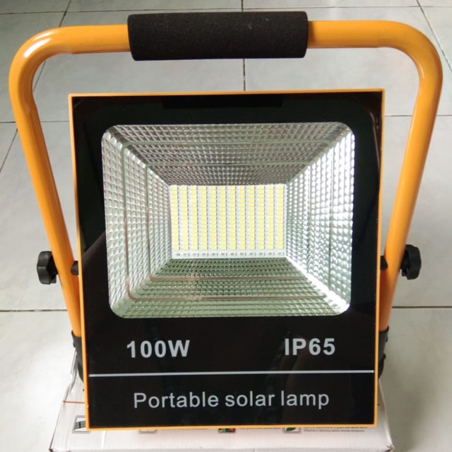 LAMPU EMERGENCY PORTABLE SOLAR CELL 100WATT