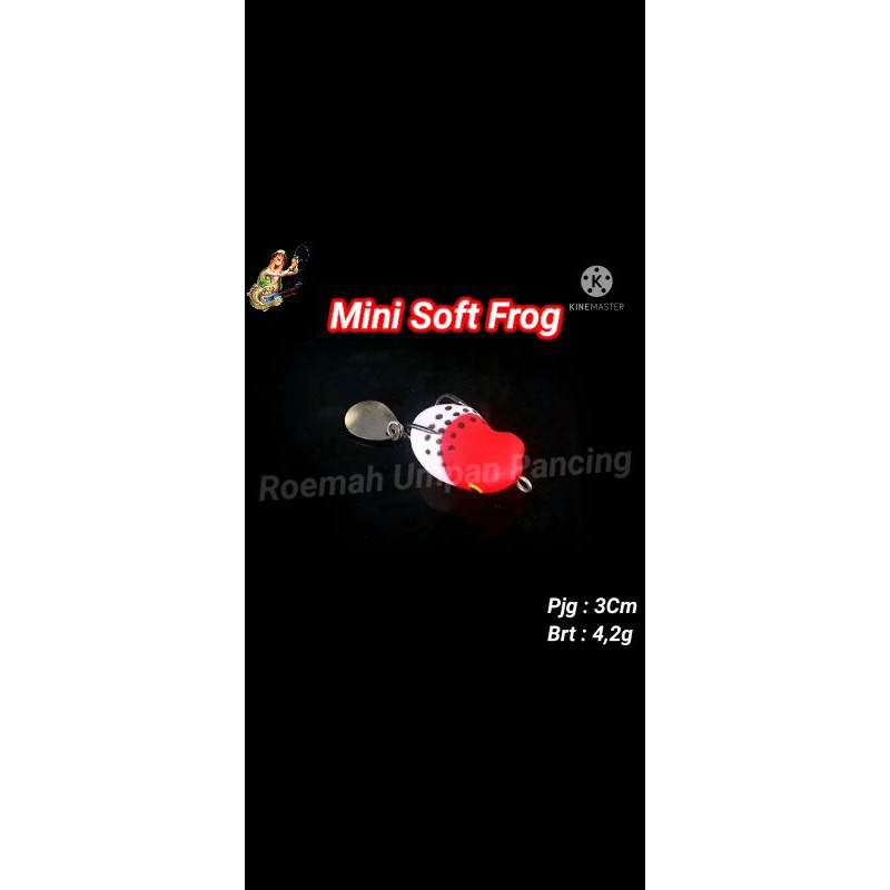 Soft frog lure mini 3cm