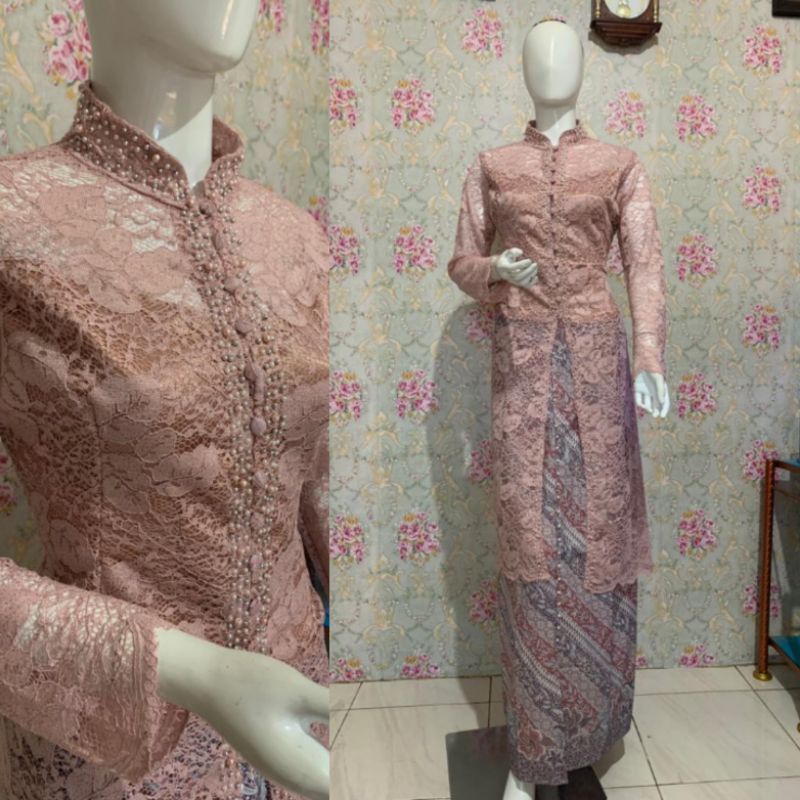 KEBAYA IBU BESAN/BAJU SERAGAMAN PAGER AYU/KEBAYA AKAD/SETELAN KEBAYA WISUDA