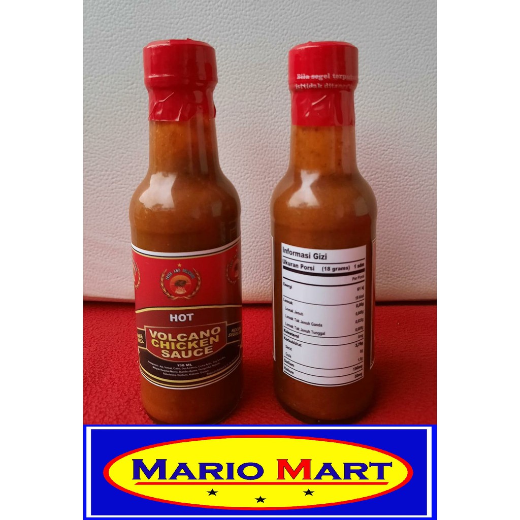 

Volcano Chicken Sauce HOT / Saos ayam PEDAS 150 ml