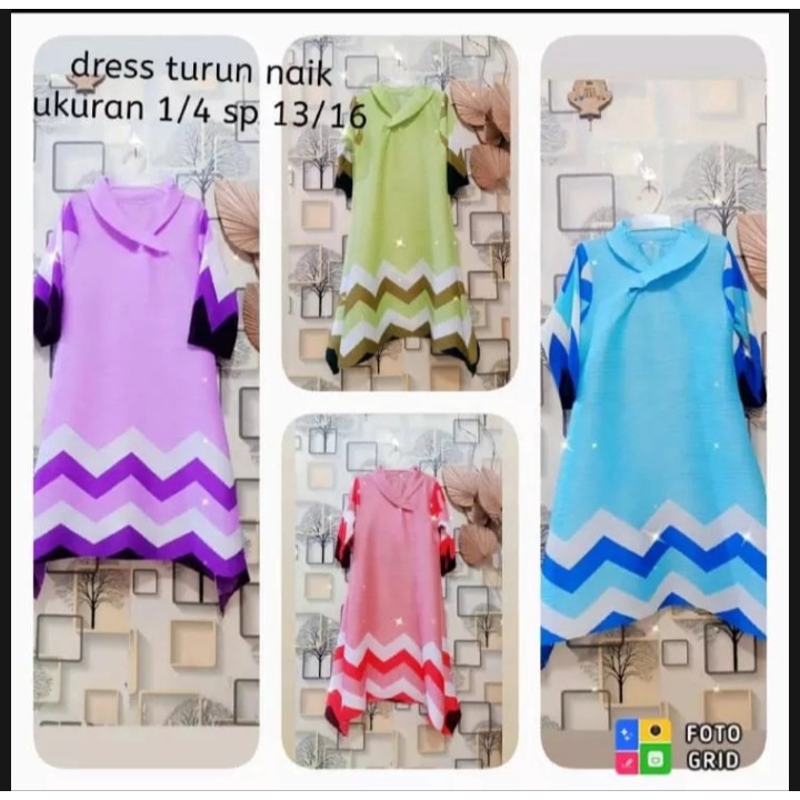 Jual DRES ANAK PEREMPUAN NAIK TURUN BUAT USIA 1-9 TAHUN/BAJU ANAK