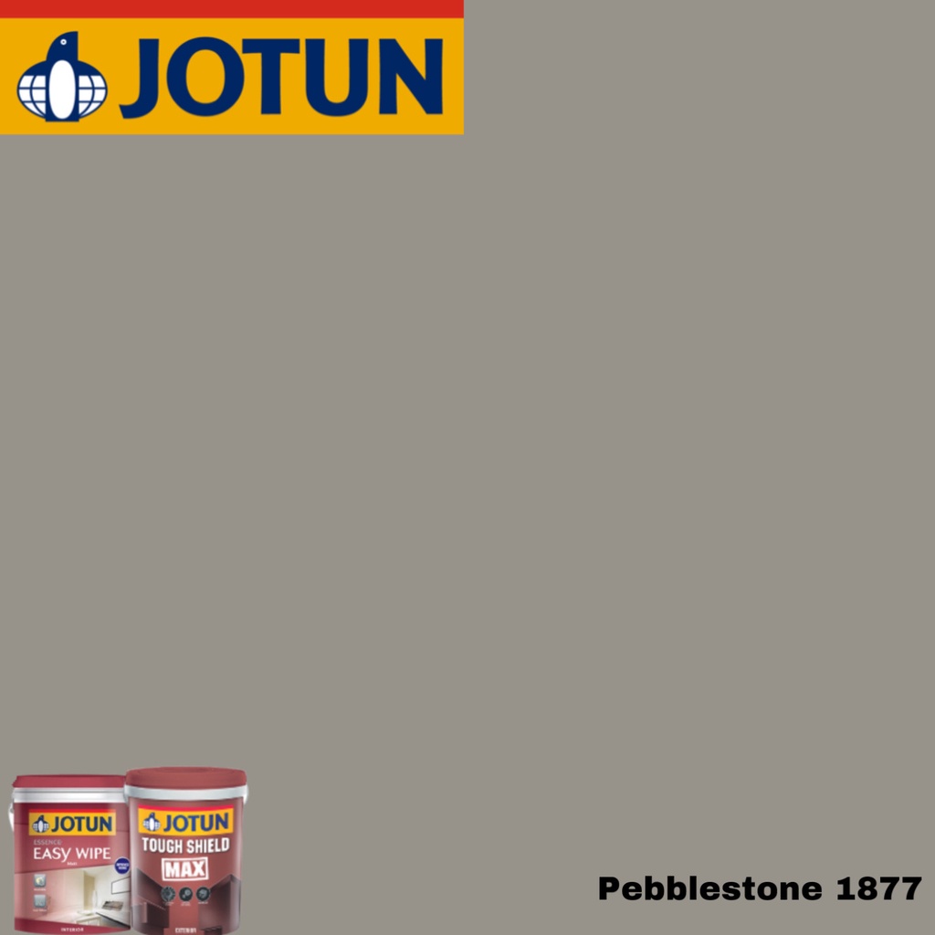 CAT TEMBOK EXTERIOR JOTUN JOTASHIELD &amp; TOUGH SHIELD SERIES PEBBLESTONE 1877 (PAIL)