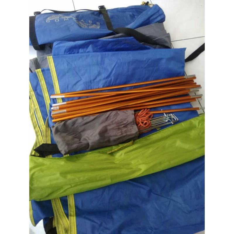 Tenda Compass Double Layer 2-3P Frame Alloy