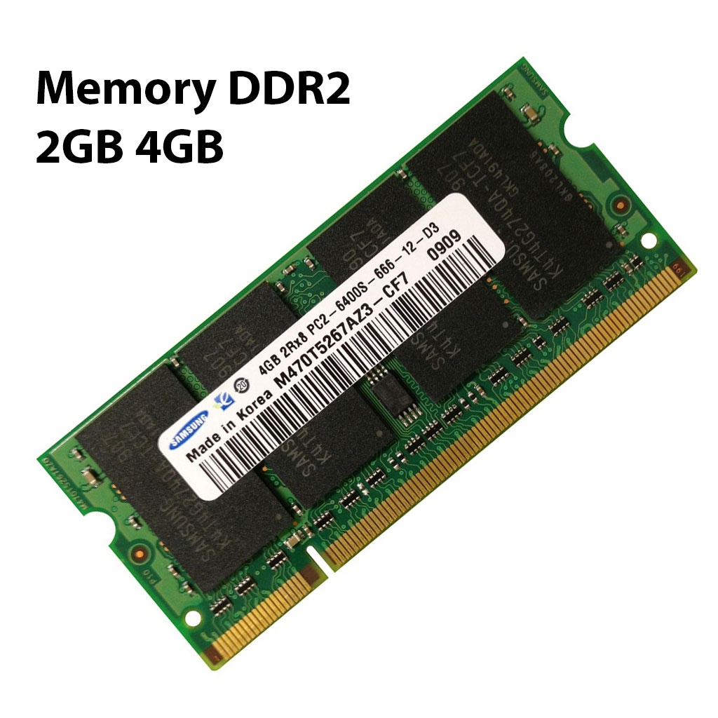 Memory Ram Laptop DDR2 2GB 4GB