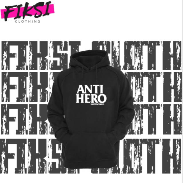 Jaket Sweater Hoodie Keren Anti Hero Skateboards - Fiksi Clothing