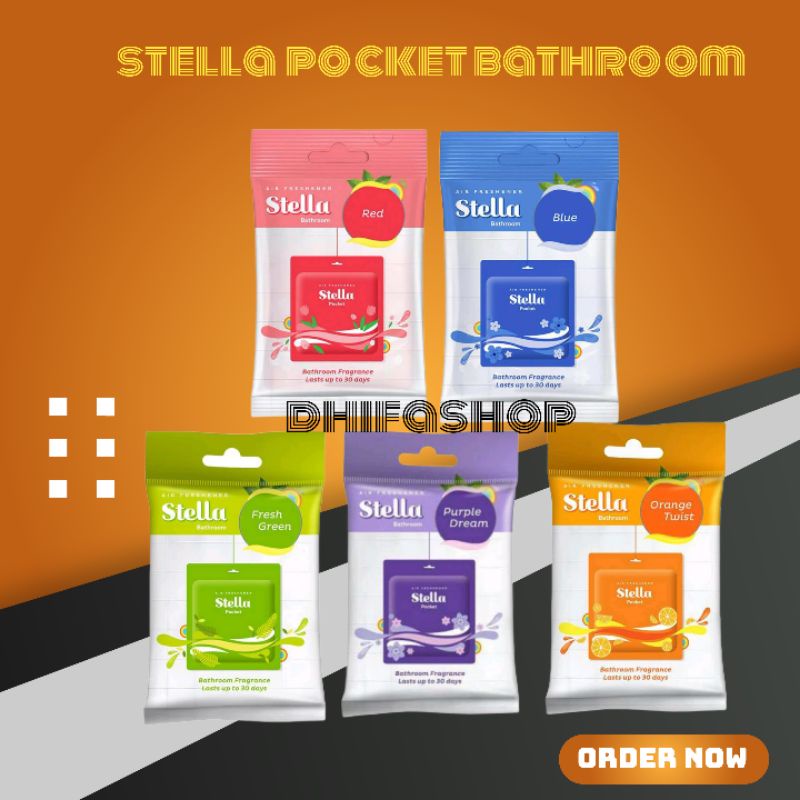 Stella Pocket Bathroom 10gr Pengharum Kamar Mandi