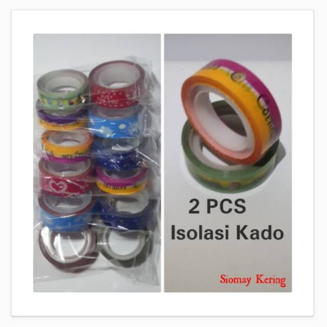 

Isolasi kado - 2 Pcs