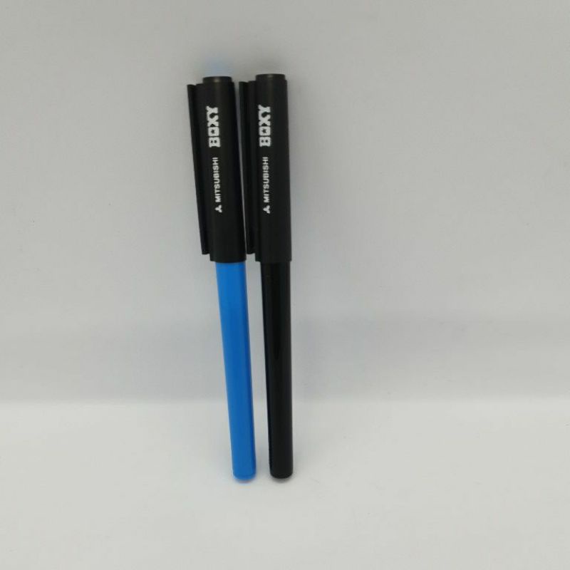 

ballpoint / pulpen / pen boxy mitshubishi 0.3 waterproof hitam & biru