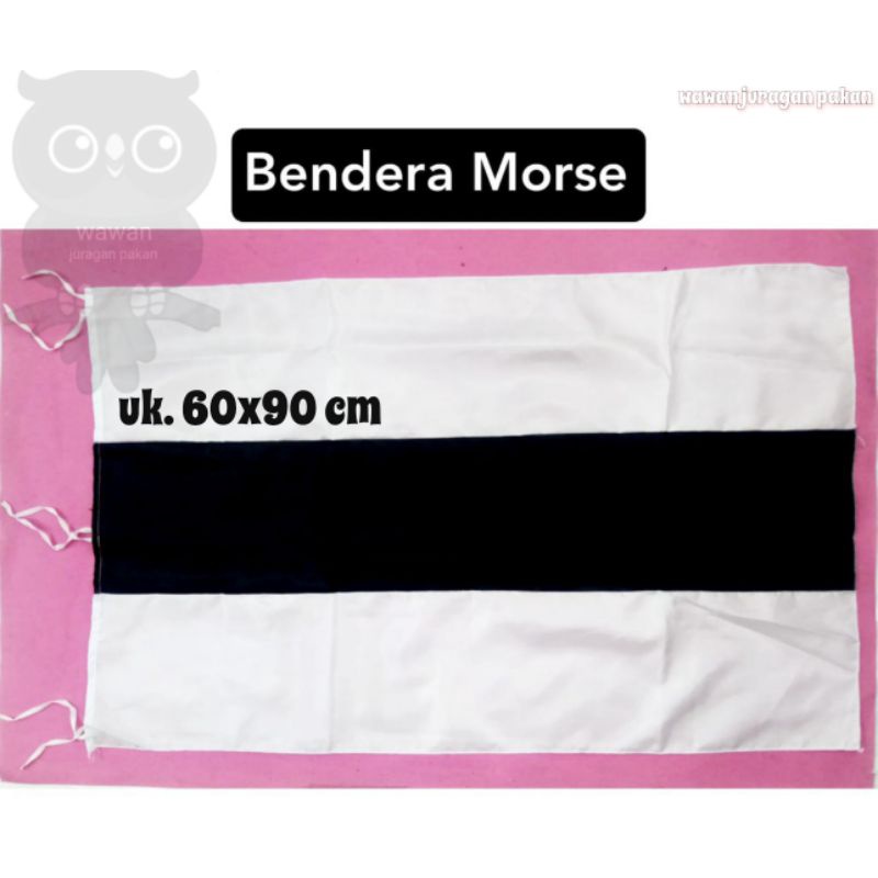 BENDERA MORSE PRAMUKA, BENDERA MORSE, ATRIBUT PRAMUKA