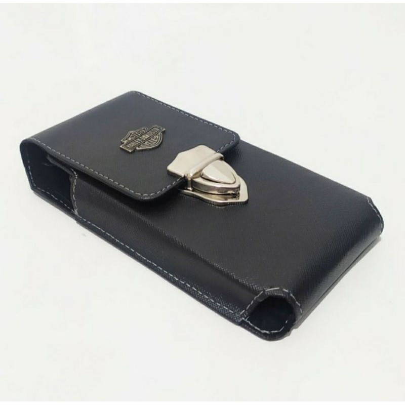 DOMPET HP PRIA UKURAN 5 INCI UNIVERSAL BLACK HD SPORTY