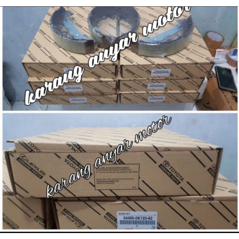 KAMPAS REM BELAKANG HILUX DIESEL-FORTUNER DIESEL ATAU BRAKE SHOE HILUX
