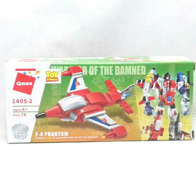 Lego Qman Satuan Model F4 Phantom 1405-2 Dp