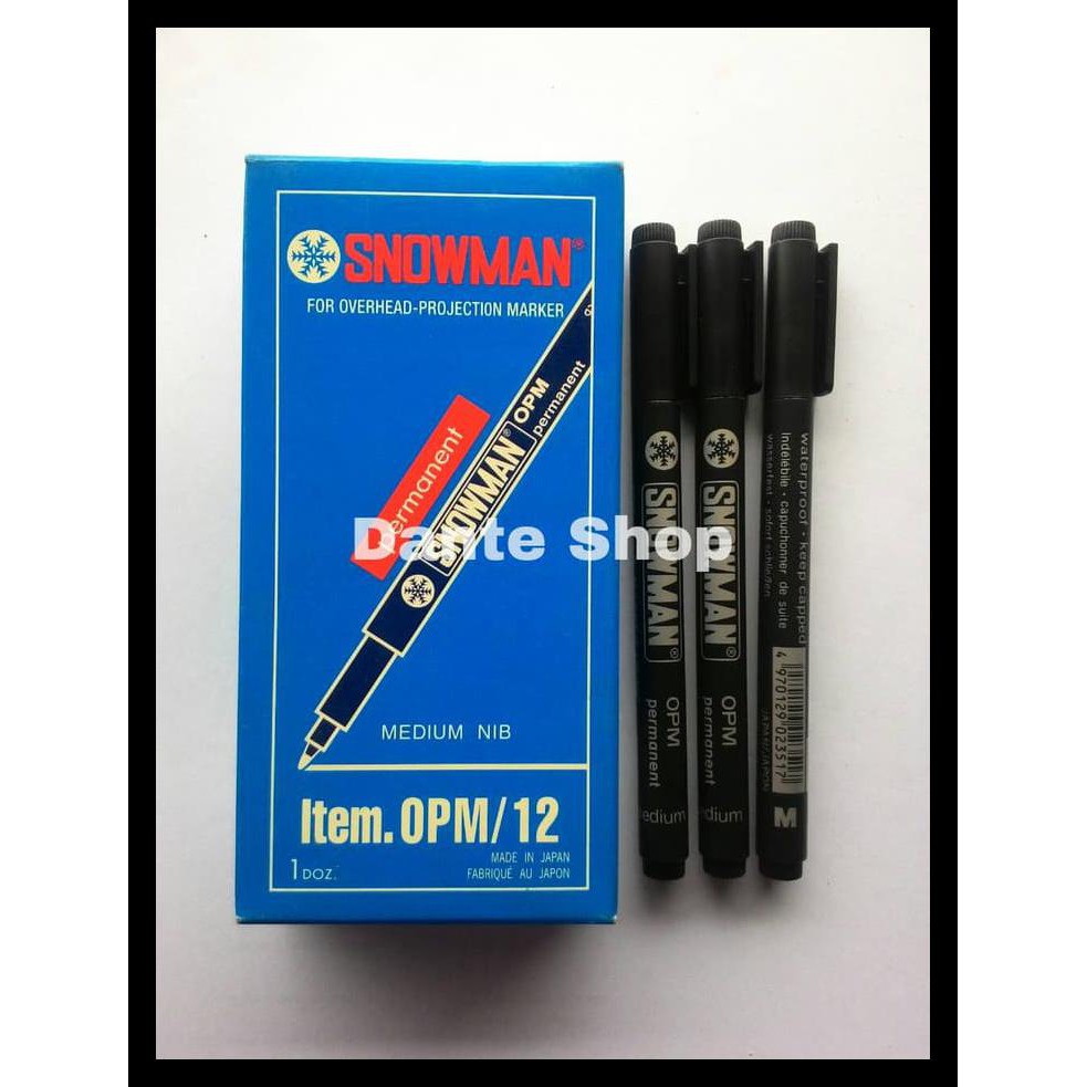 

Big Sale Pen Snowman Permanent (Tulis Di Mika U/ Ohp, Di Plastik) Terjamin
