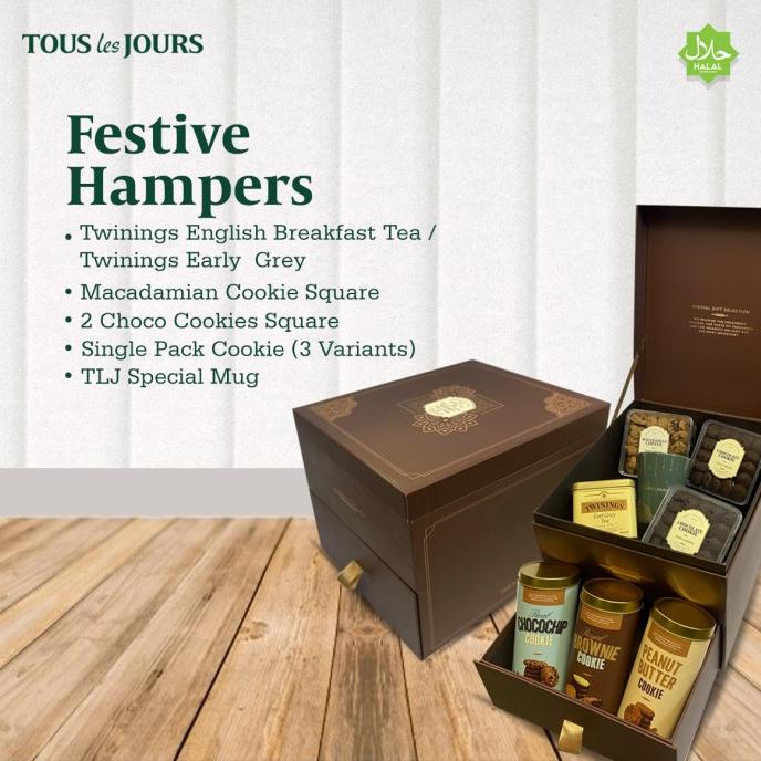 TERBARUU TOUS les JOURS Festive Hampers COD