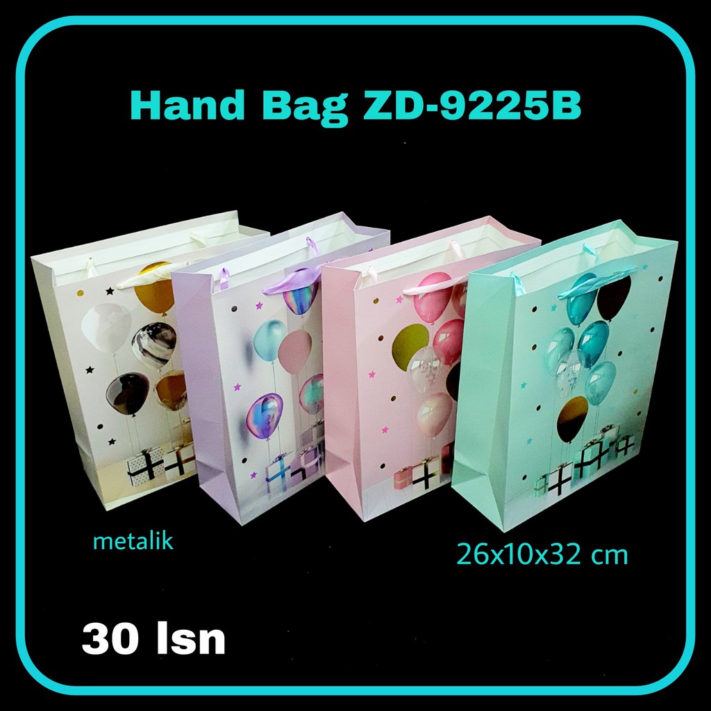 

ILP Hand Bag Kertas ZD9225B / Goodie Bag / Tas Serbaguna / Tas Tenteng