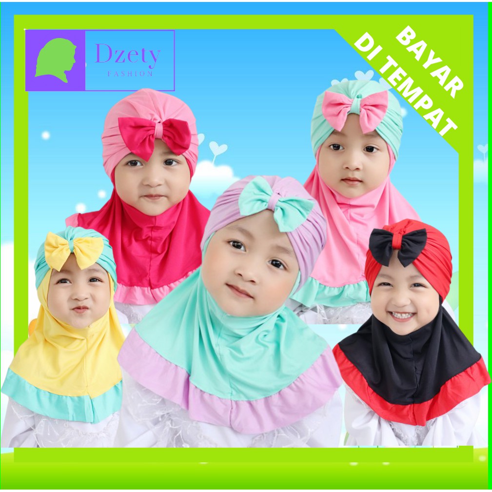 [COD] HIJAB ANAK ISMA ORI BY APNA - JILBAB ANAK JERSEY MUTIARA PAUD TK LUCU
