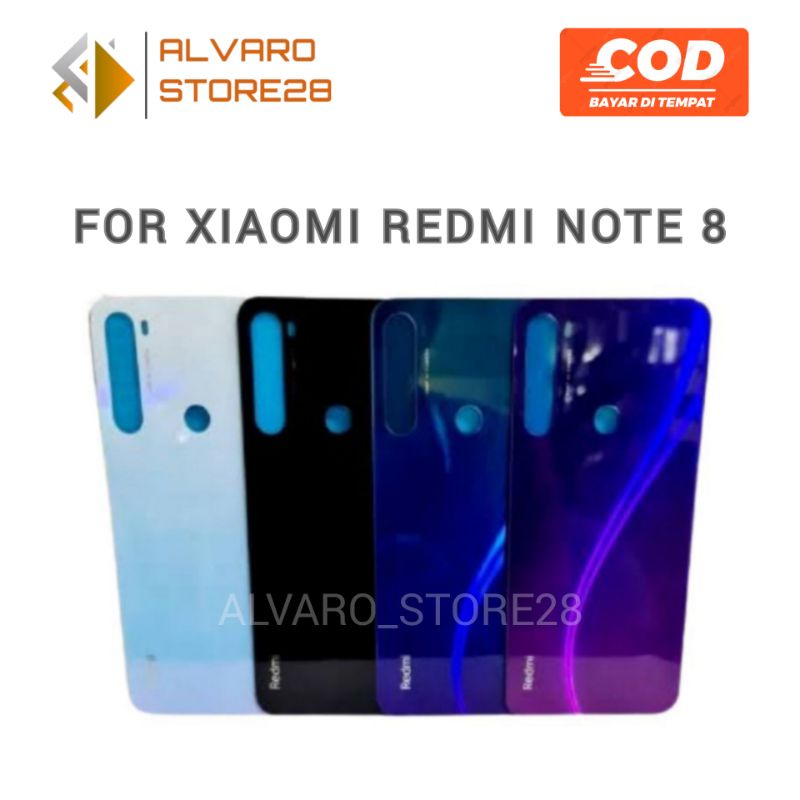 BACKDOOR BACK COVER CASING TUTUP BELAKANG XIAOMI REDMI NOTE 8 ORIGINAL - XIOMI NOTE8 DAN TEMPERED GLASS