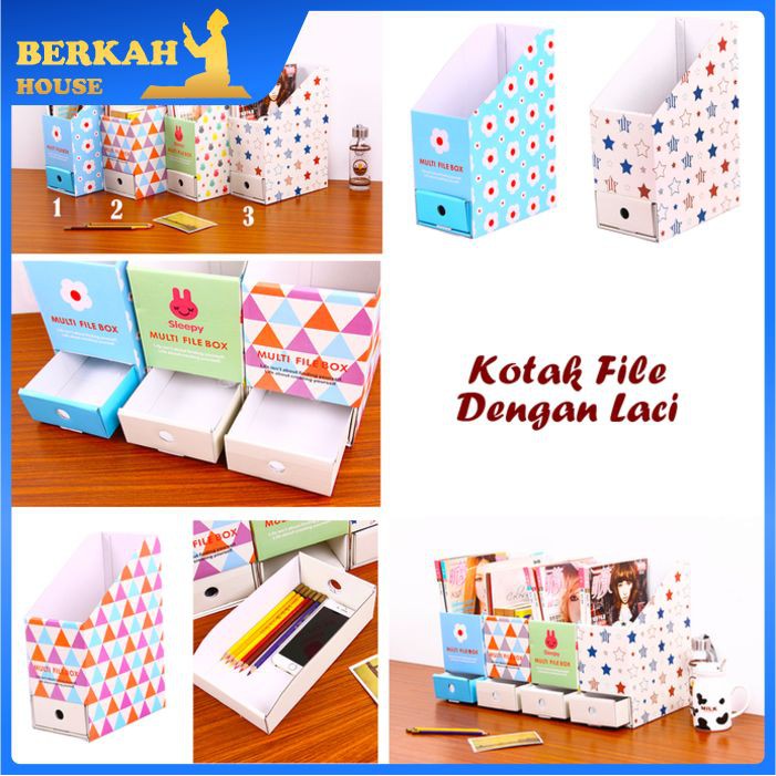 

KOTAK FILE BOX FILE TEMPAT FILE WITH LACI SERBAGUNA MULTIFUNGSI KOTAK FILE MURAH BHS343