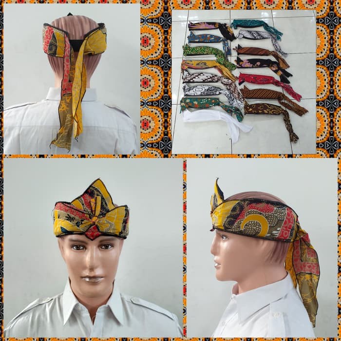 Topi Blankon Remaja Dewasa Khas Jawa Motif Corak Batik Keren**