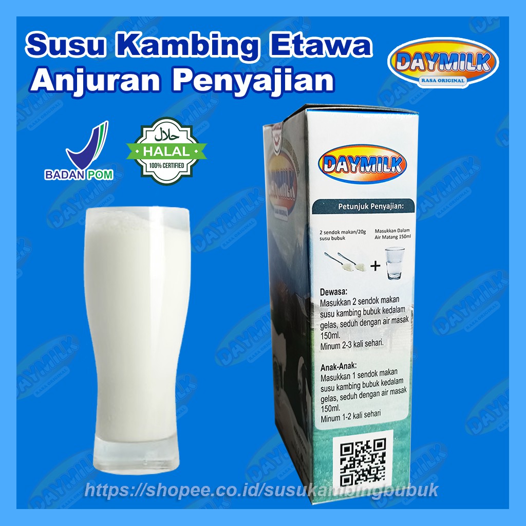 Susu Kambing Etawa Bubuk DAYMILK 200gr Halal Bpom