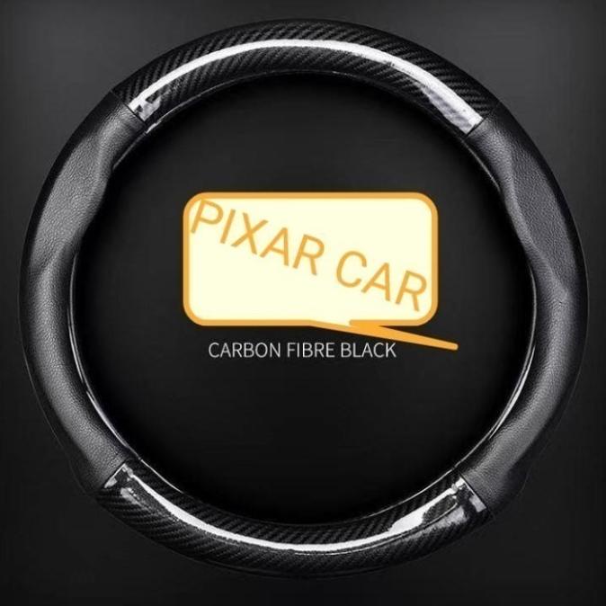 Sarung Stir Mobil Motif Carbon Kulit Toyota Avanza Veloz 2022